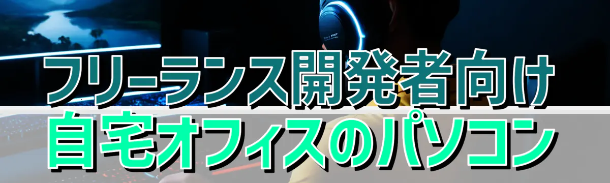 フリーランス開発者向け 自宅オフィスのパソコン