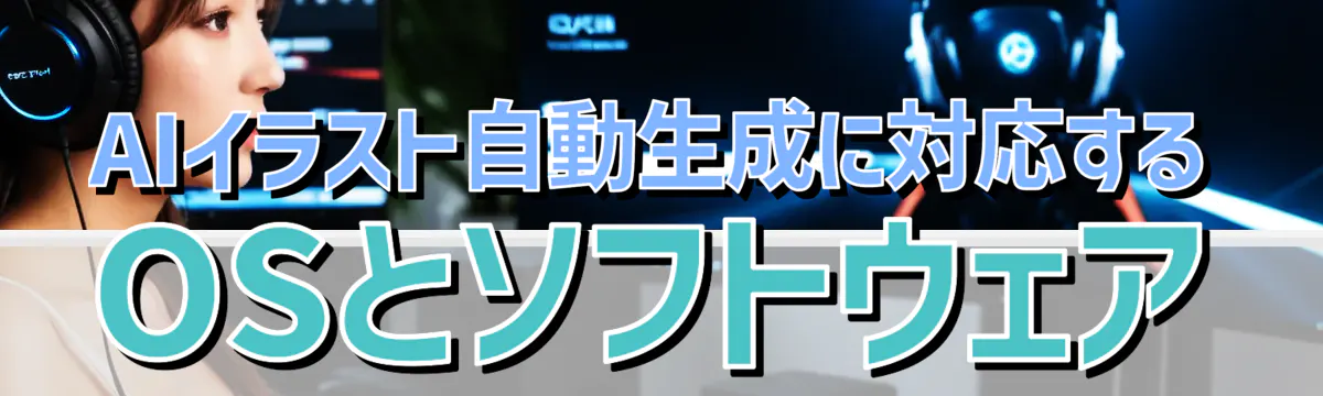 AIイラスト自動生成に対応するOSとソフトウェア