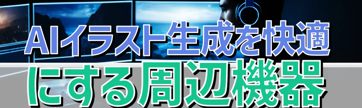 AIイラスト生成を快適にする周辺機器