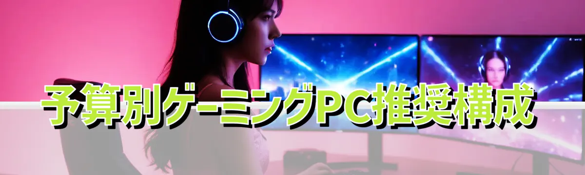 予算別ゲーミングPC推奨構成