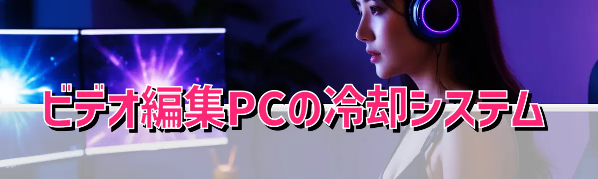 ビデオ編集PCの冷却システム