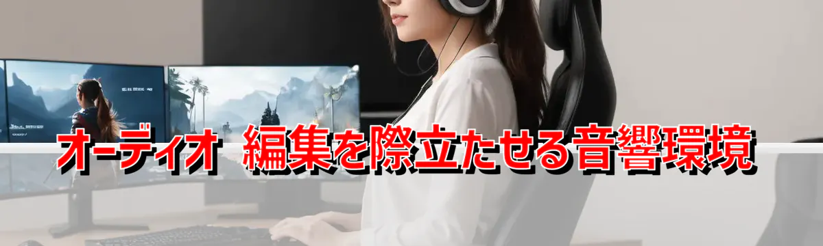 オーディオ 編集を際立たせる音響環境