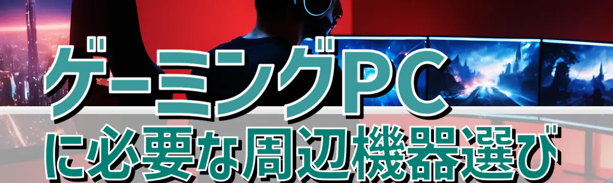 ゲーミングPCに必要な周辺機器選び