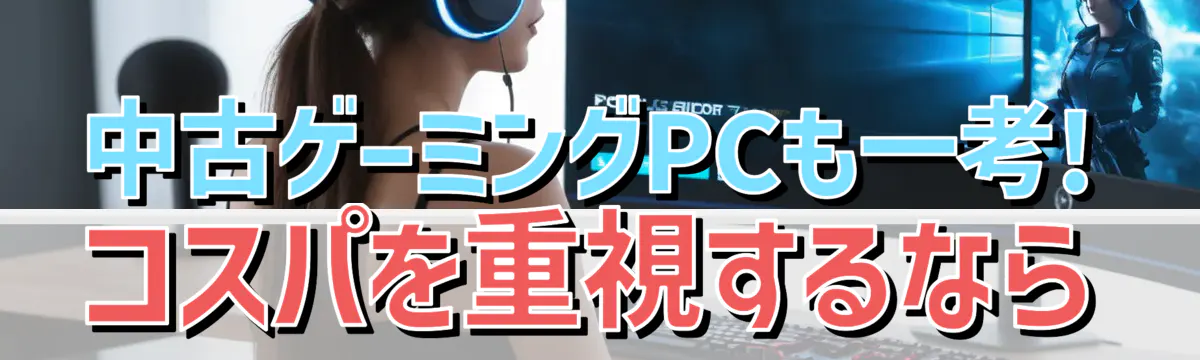 中古ゲーミングPCも一考! コスパを重視するなら