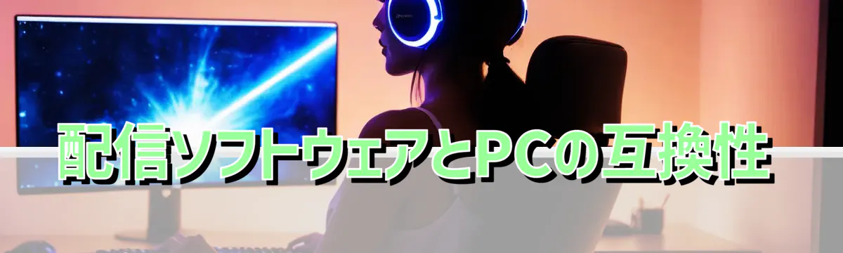 配信ソフトウェアとPCの互換性