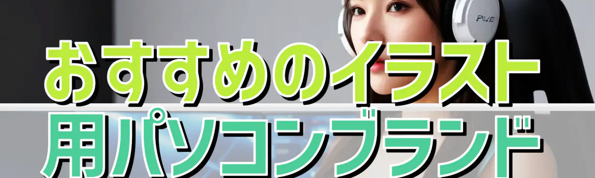 おすすめのイラスト用パソコンブランド