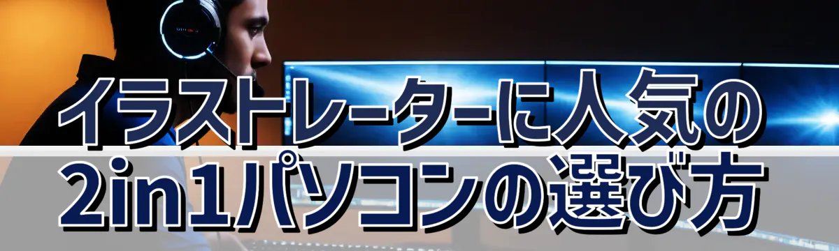 イラストレーターに人気の2in1パソコンの選び方