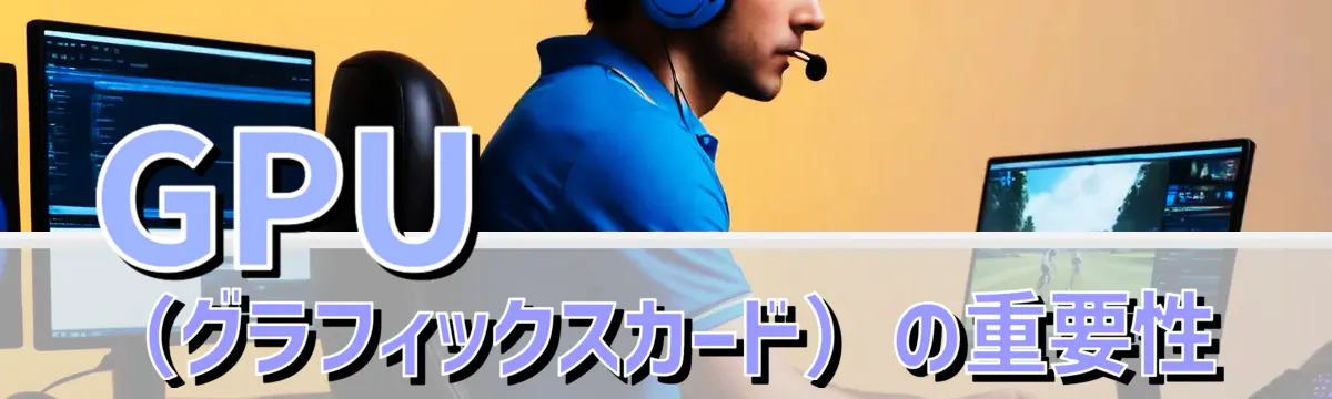 GPU（グラフィックスカード）の重要性
