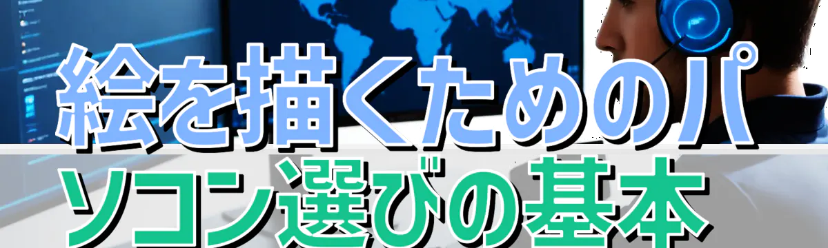 絵を描くためのパソコン選びの基本