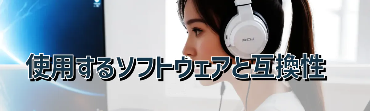 使用するソフトウェアと互換性