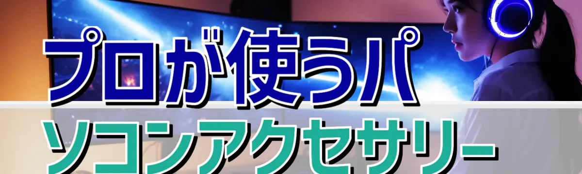 プロが使うパソコンアクセサリー