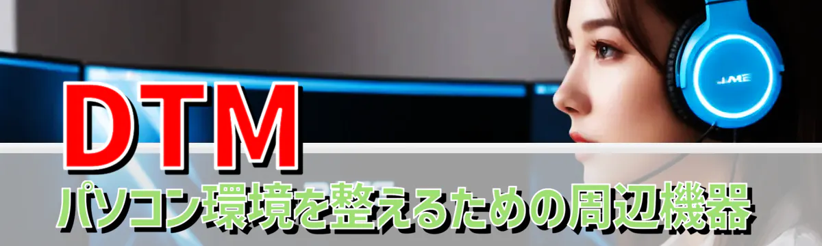 DTMパソコン環境を整えるための周辺機器