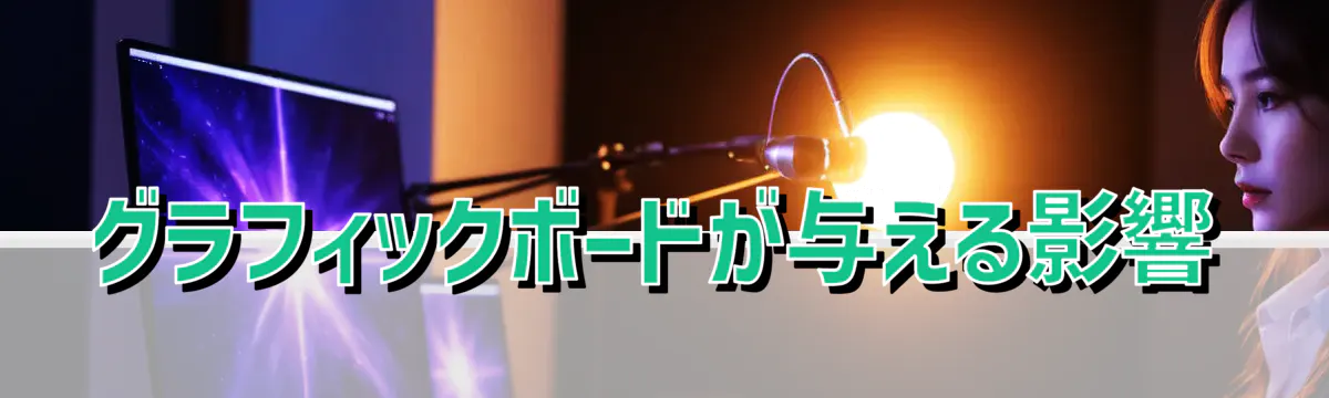 グラフィックボードが与える影響