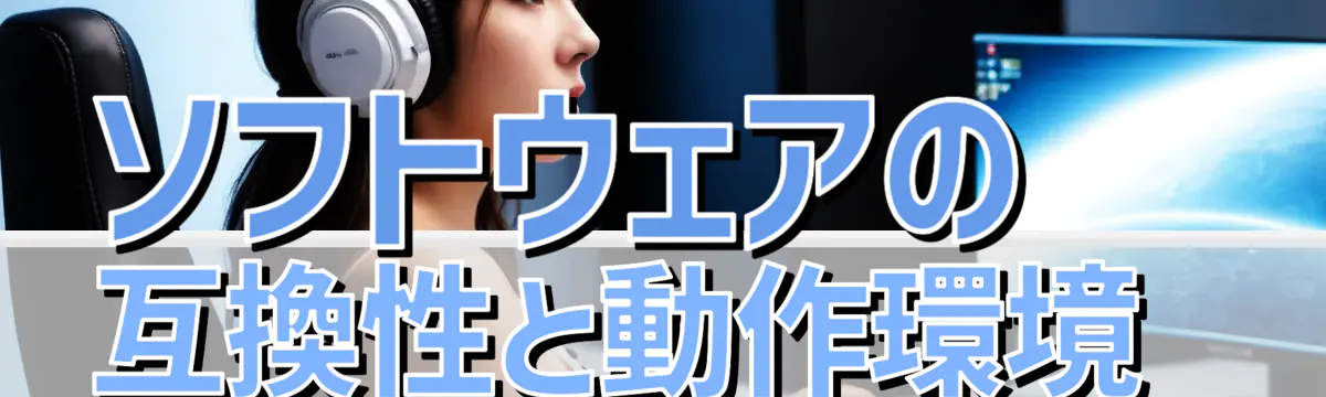 ソフトウェアの互換性と動作環境 
