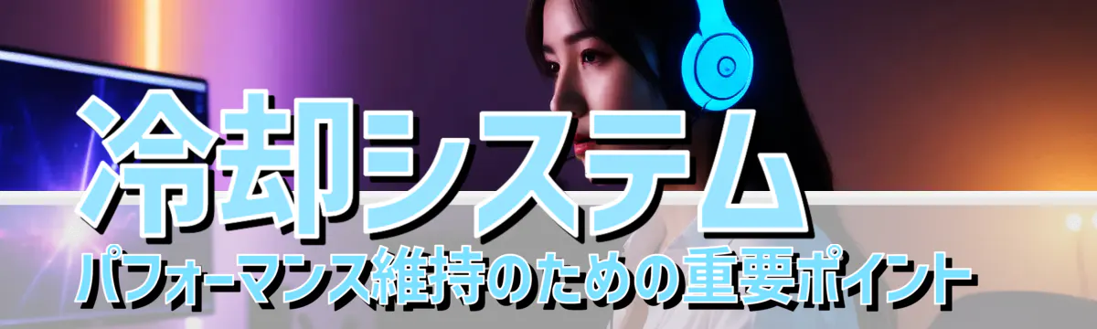 冷却システム パフォーマンス維持のための重要ポイント