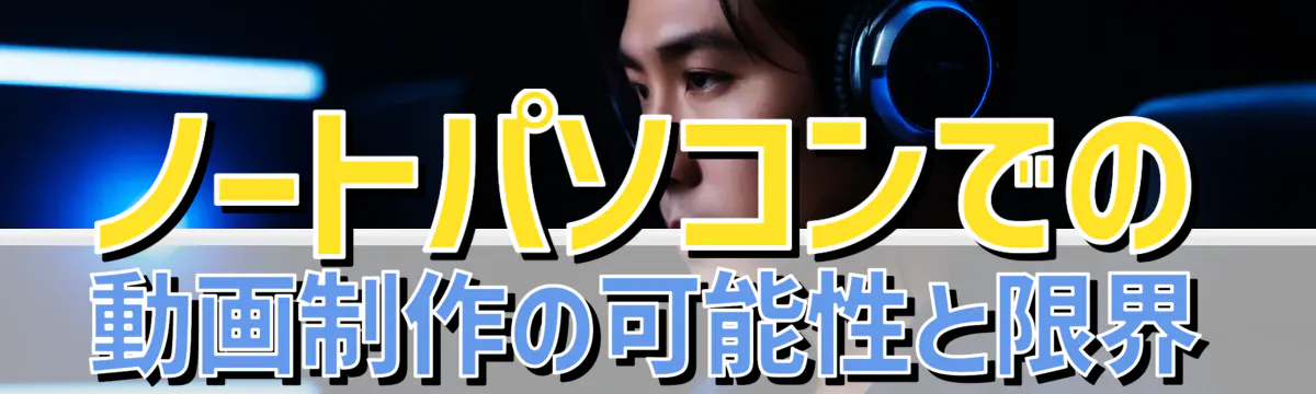 ノートパソコンでの動画制作の可能性と限界
