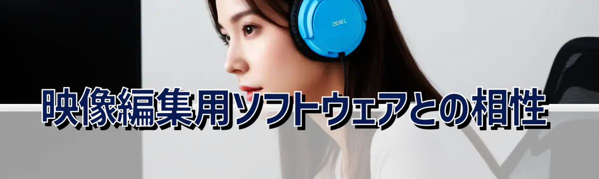 映像編集用ソフトウェアとの相性
