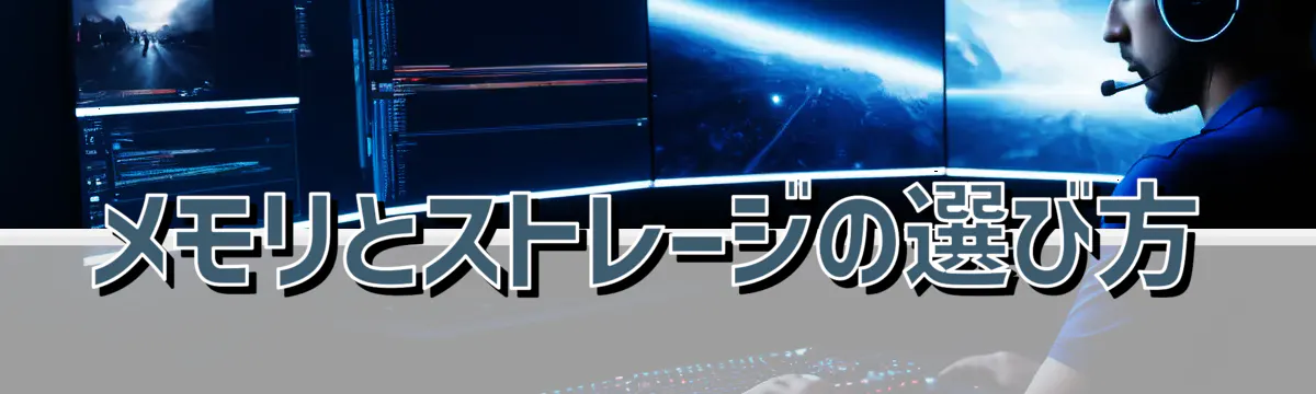 メモリとストレージの選び方
