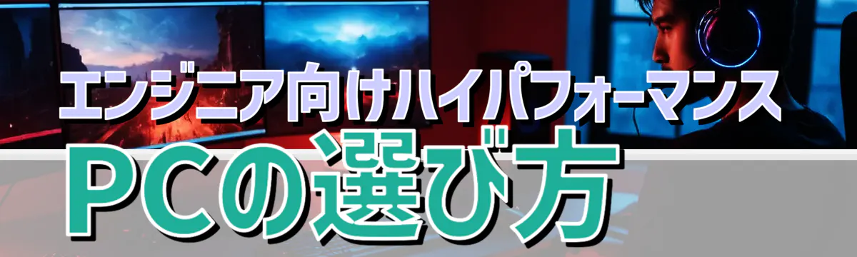 エンジニア向けハイパフォーマンスPCの選び方