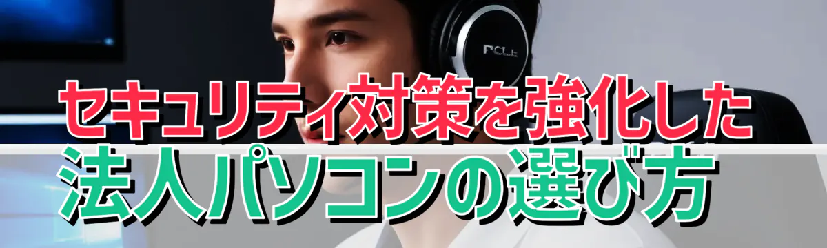 セキュリティ対策を強化した法人パソコンの選び方