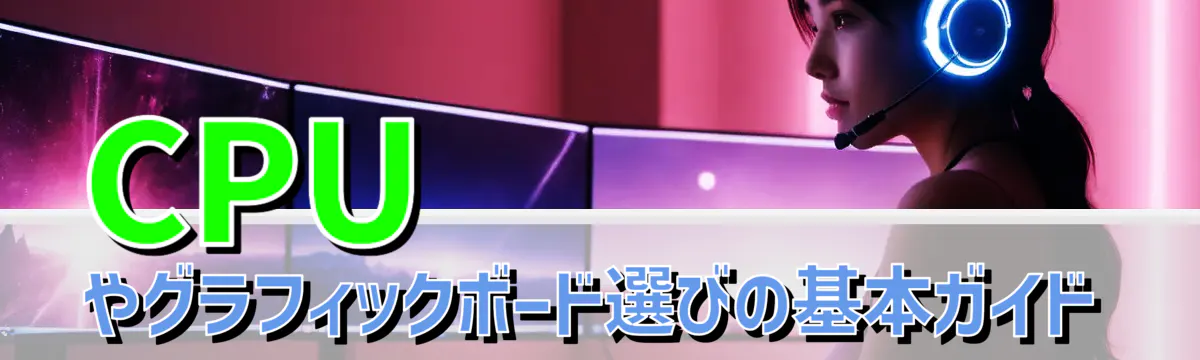 CPUやグラフィックボード選びの基本ガイド