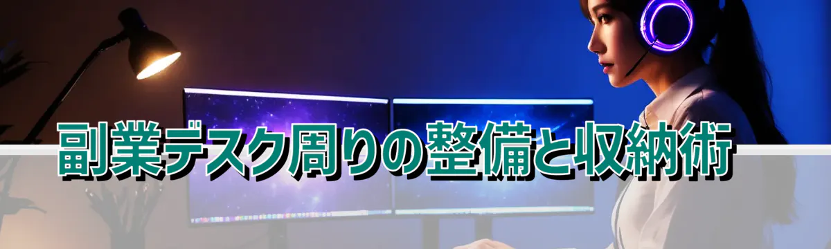 副業デスク周りの整備と収納術