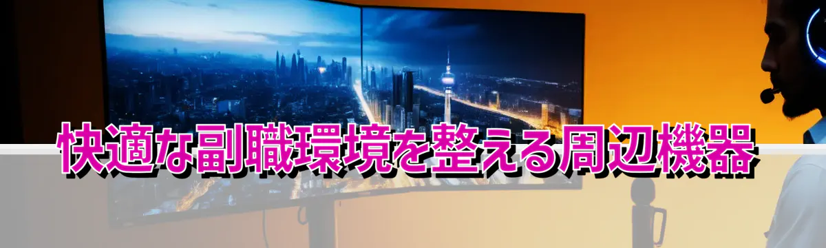 快適な副職環境を整える周辺機器