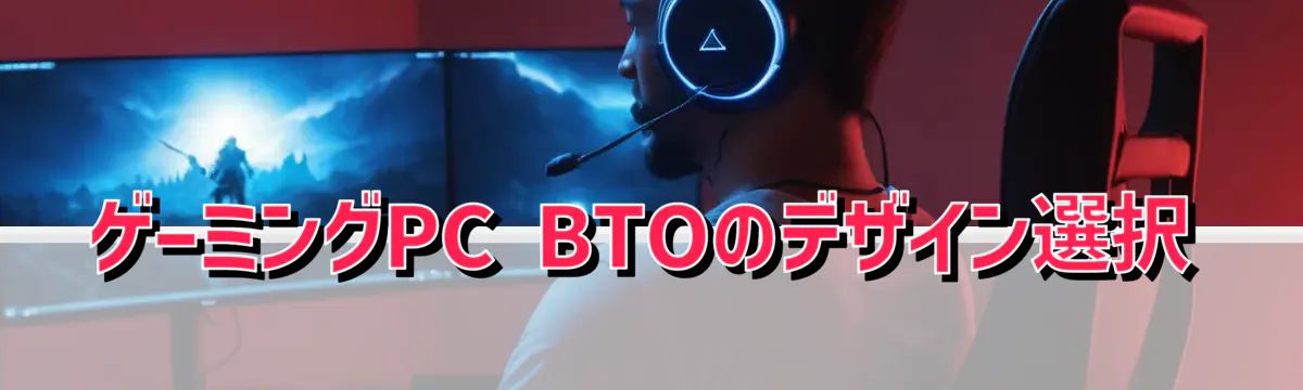 ゲーミングPC BTOのデザイン選択