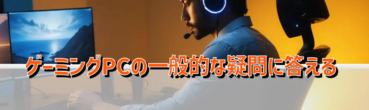 ゲーミングPCの一般的な疑問に答える