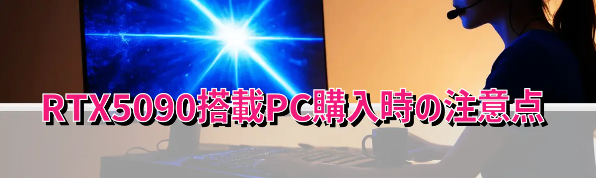 RTX5090搭載PC購入時の注意点