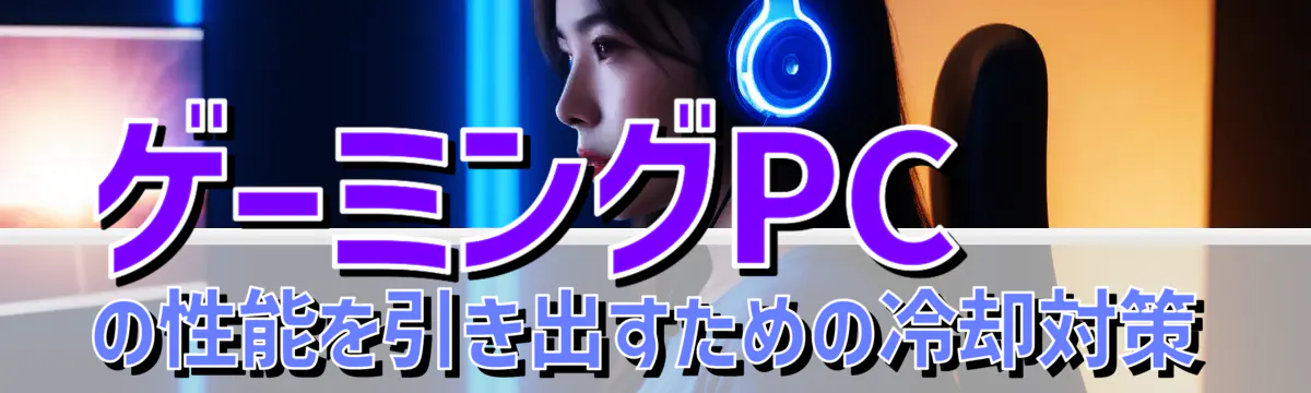 ゲーミングPCの性能を引き出すための冷却対策