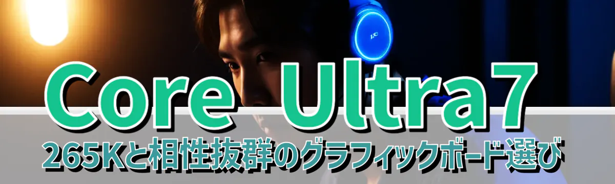 Core Ultra7 265Kと相性抜群のグラフィックボード選び