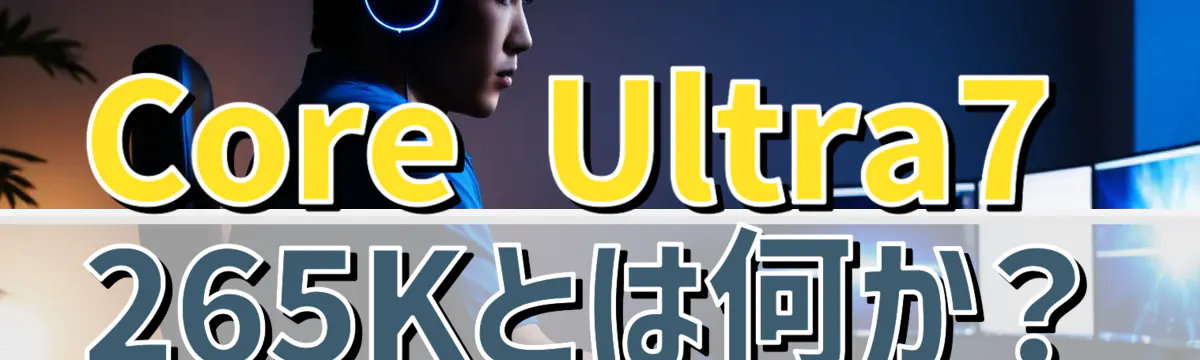 Core Ultra7 265Kとは何か？