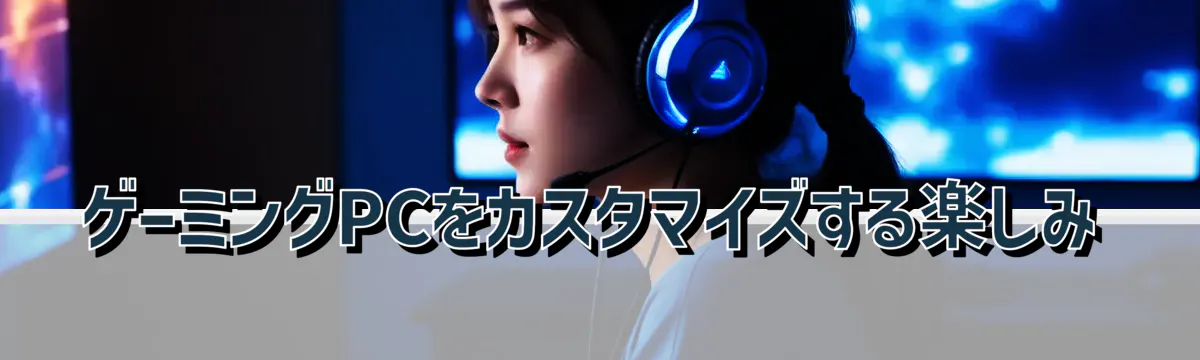 ゲーミングPCをカスタマイズする楽しみ