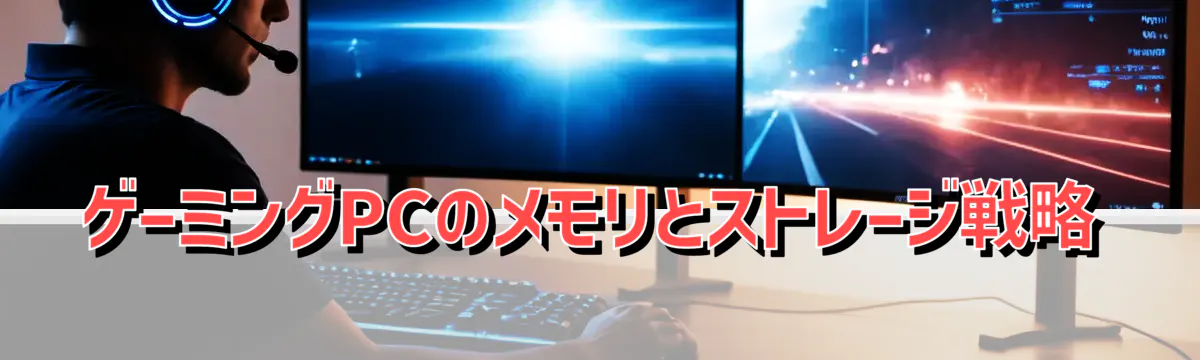 ゲーミングPCのメモリとストレージ戦略