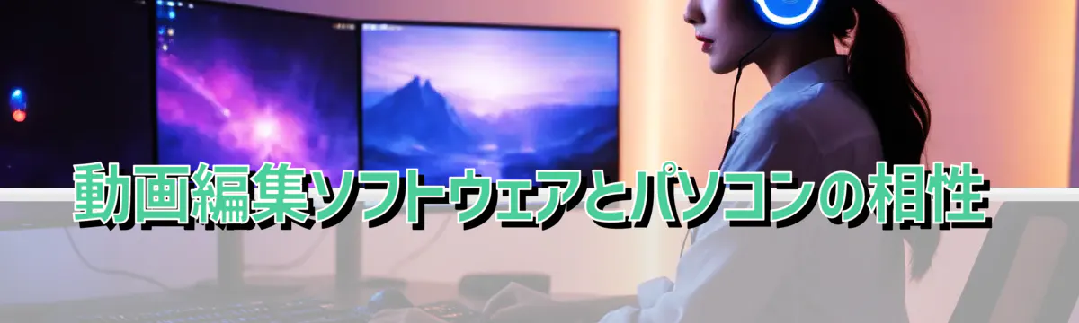 動画編集ソフトウェアとパソコンの相性