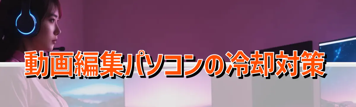 動画編集パソコンの冷却対策