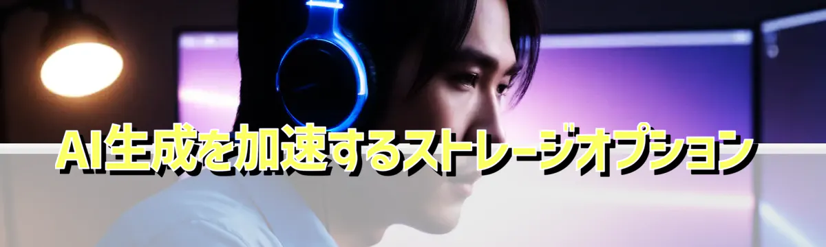 AI生成を加速するストレージオプション