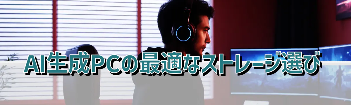 AI生成PCの最適なストレージ選び