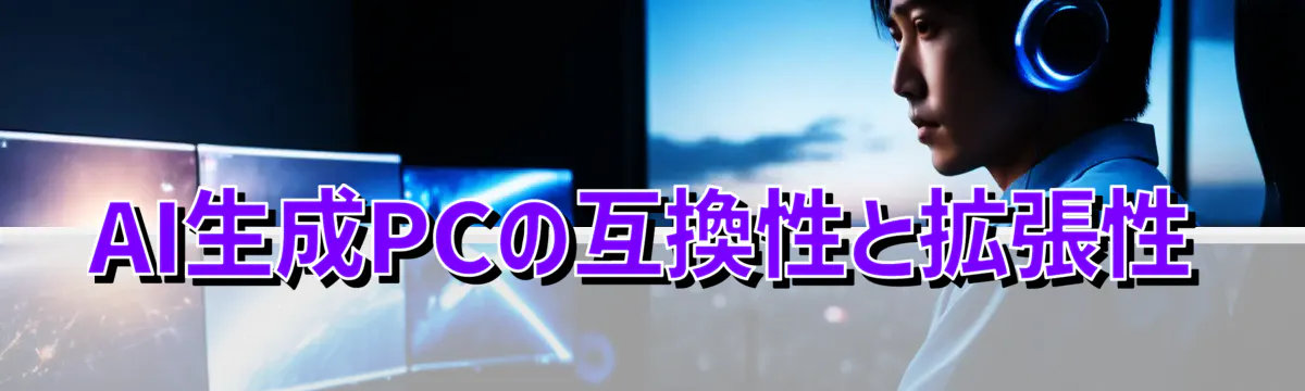 AI生成PCの互換性と拡張性