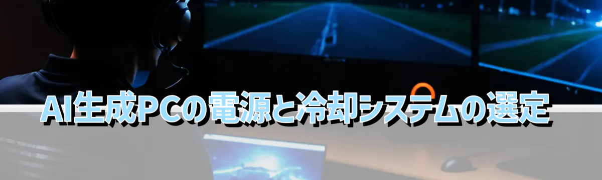 AI生成PCの電源と冷却システムの選定