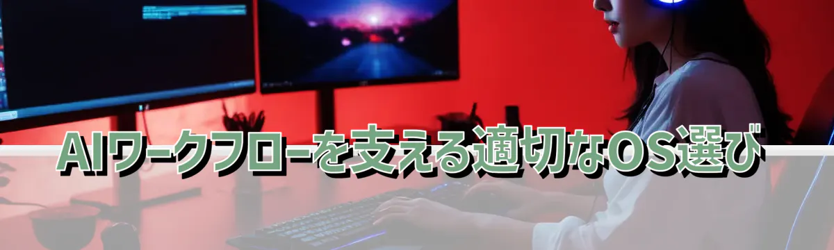 AIワークフローを支える適切なOS選び