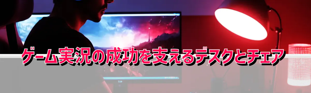 ゲーム実況の成功を支えるデスクとチェア