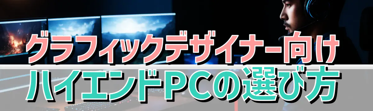 グラフィックデザイナー向けハイエンドPCの選び方
