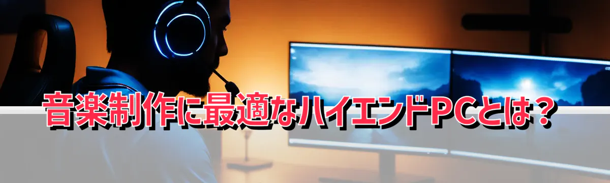 音楽制作に最適なハイエンドPCとは？