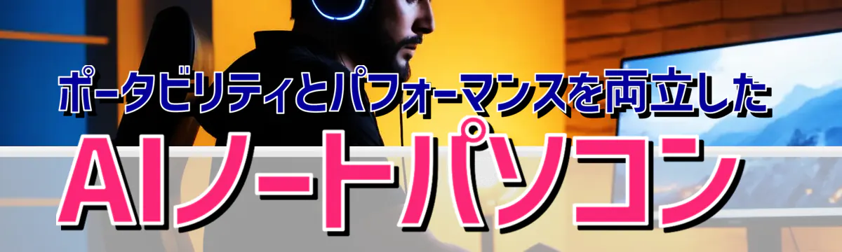 ポータビリティとパフォーマンスを両立したAIノートパソコン