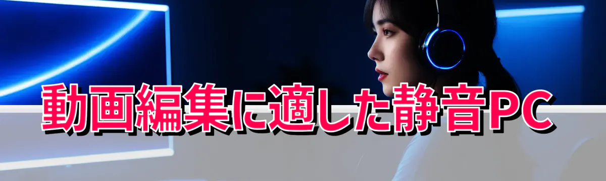 動画編集に適した静音PC