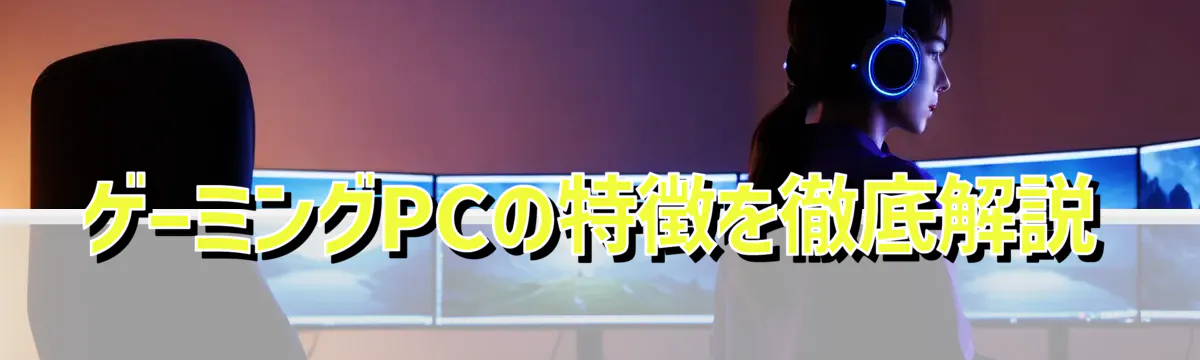 ゲーミングPCの特徴を徹底解説
