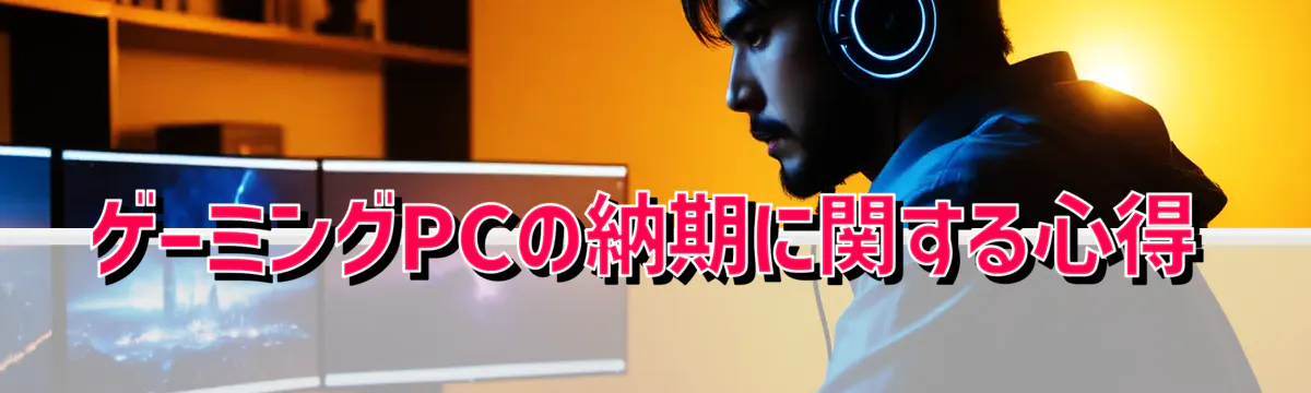 ゲーミングPCの納期に関する心得