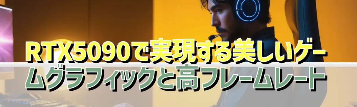 RTX5090で実現する美しいゲームグラフィックと高フレームレート